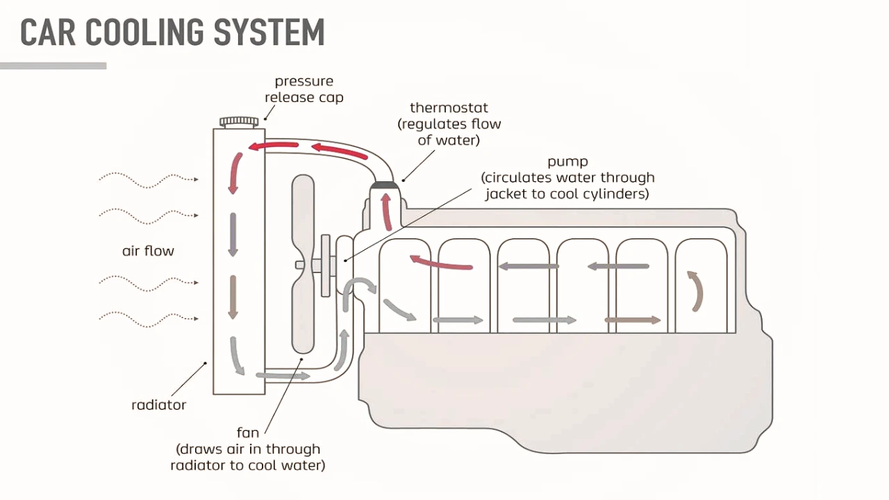 What is Cooling System? Types, and How it Works MendMotor