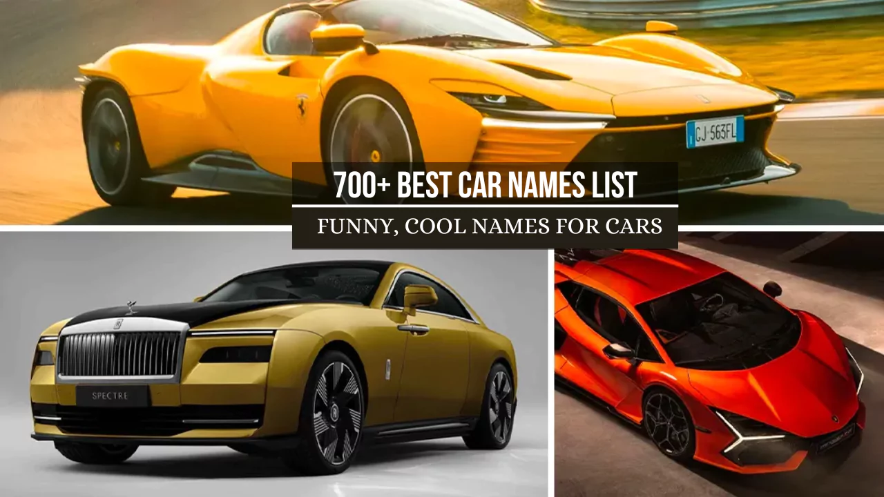 Car Names List