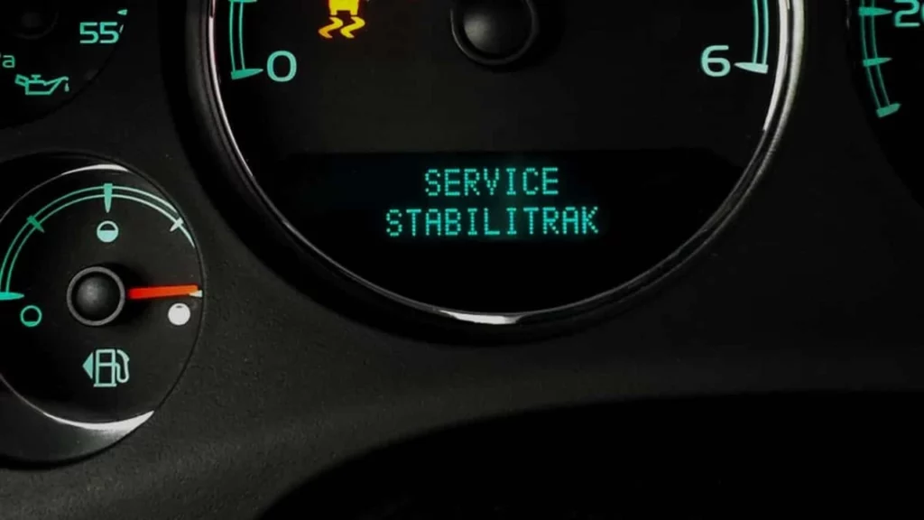 service StabiliTrak light